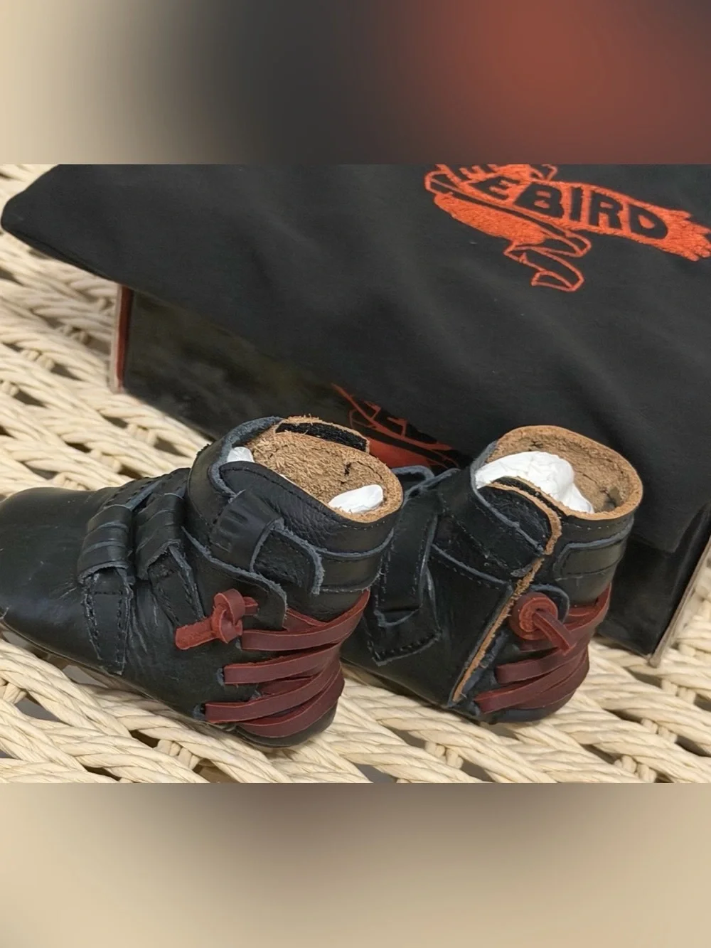 Baby Freebird “Baby Crue” Black Multi size 0-3 months BNIB